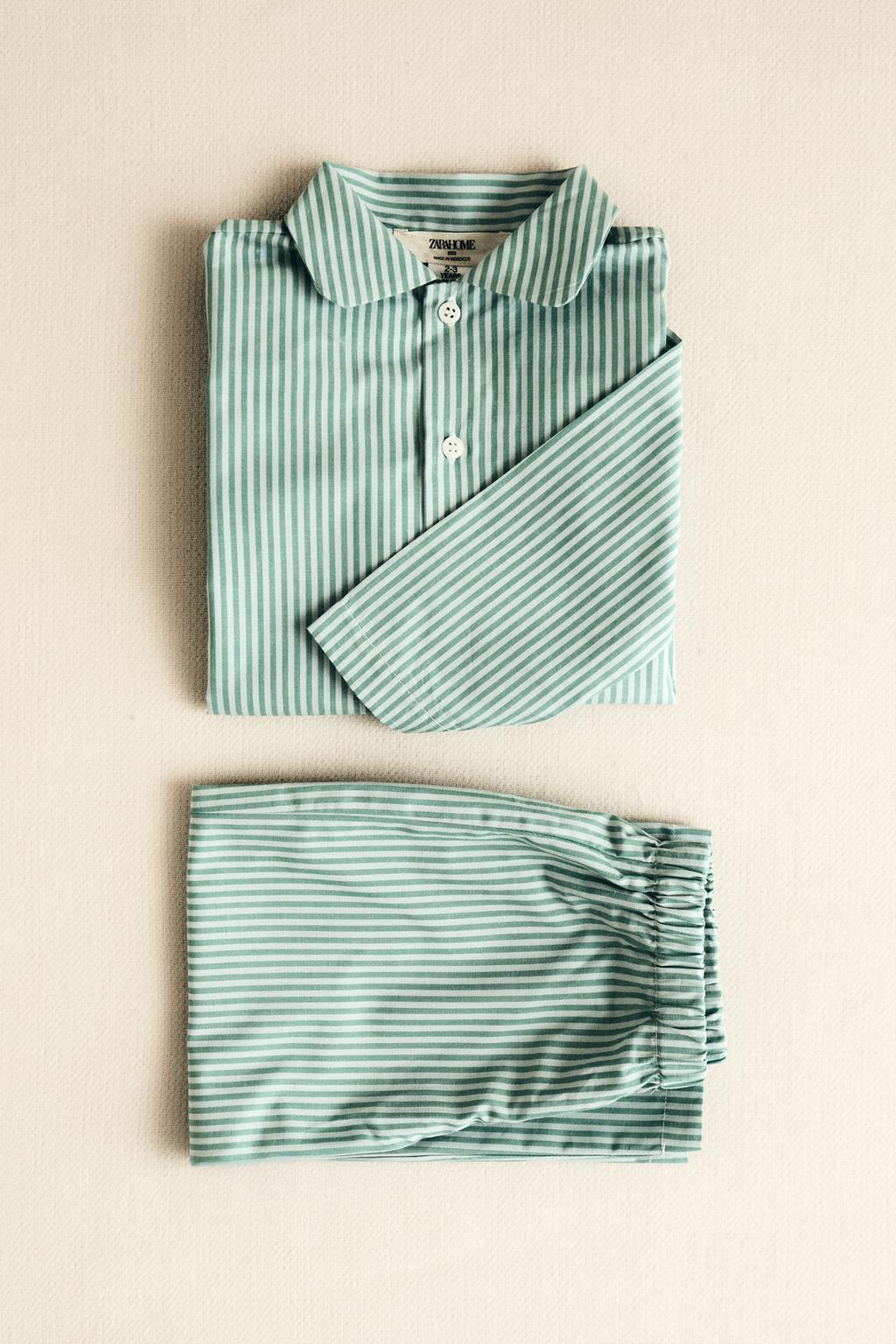 Детский пижамный комплект в полоску