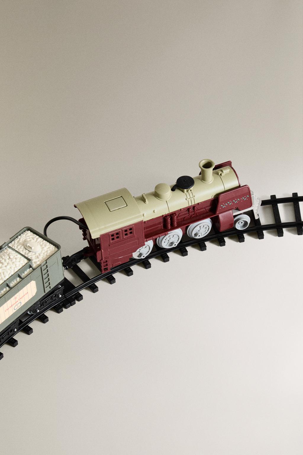 Детский набор игрушечного паровоза на рождество