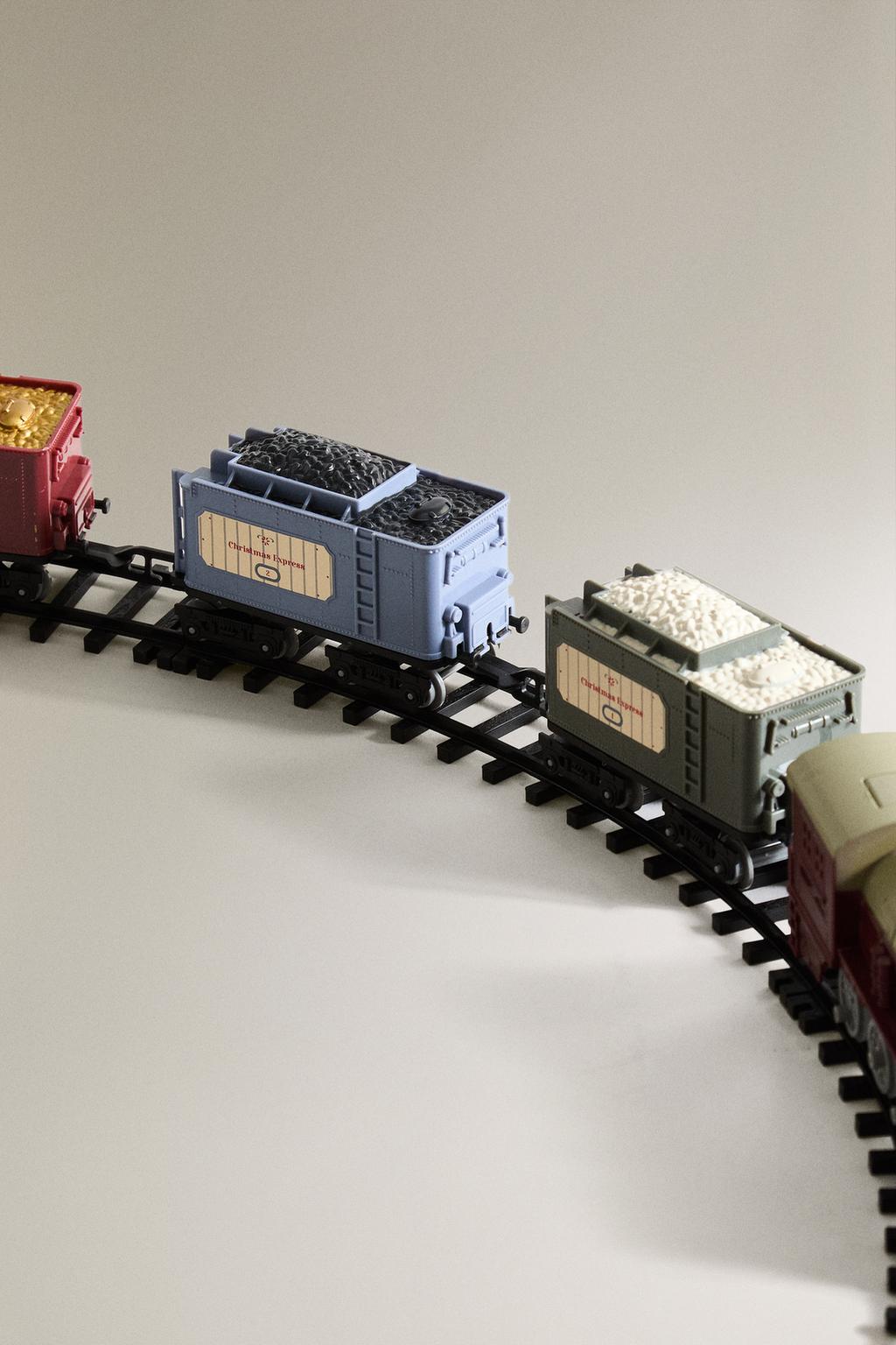 Детский набор игрушечного паровоза на рождество