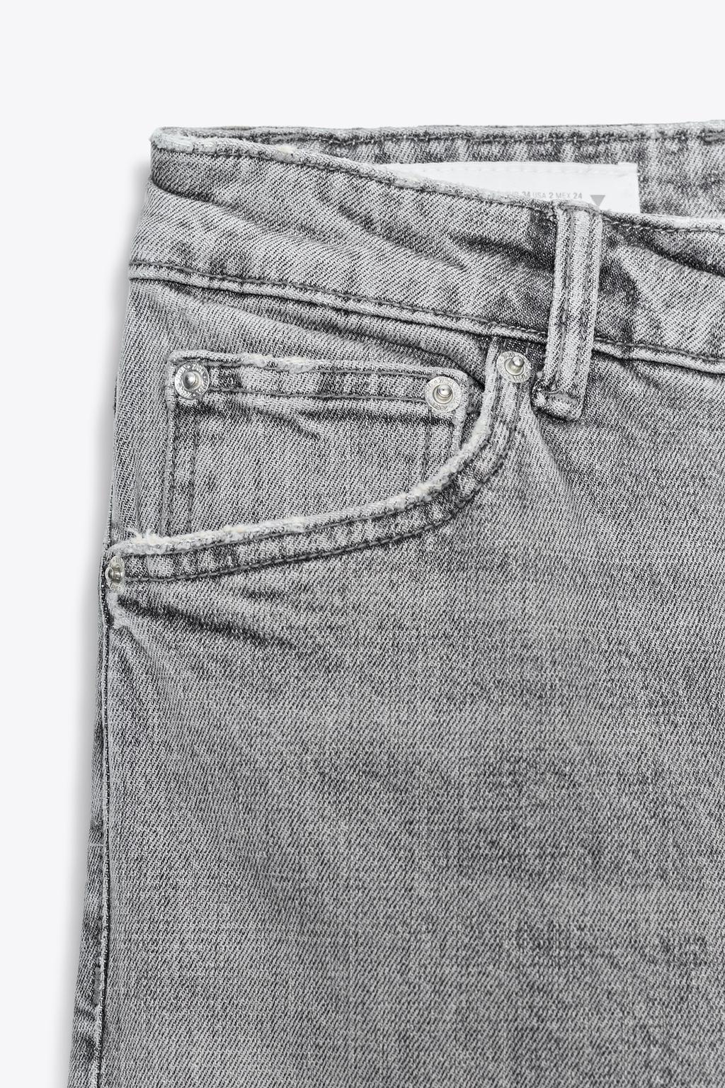 ПРЯМЫЕ ДЖИНСЫ TRF С ВЫСОКОЙ ПОСАДКОЙ