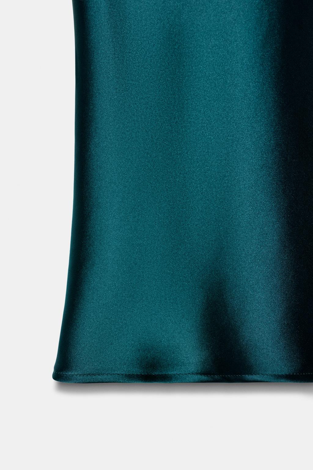 АТЛАСНАЯ ЮБКА МИДИ