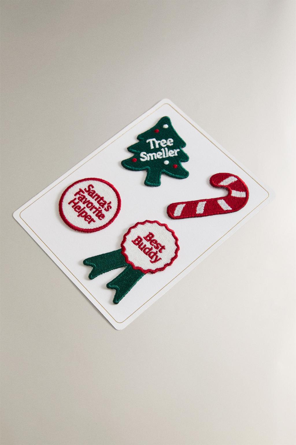 Термотерапия рождественские нашивки (набор из 4 шт.)