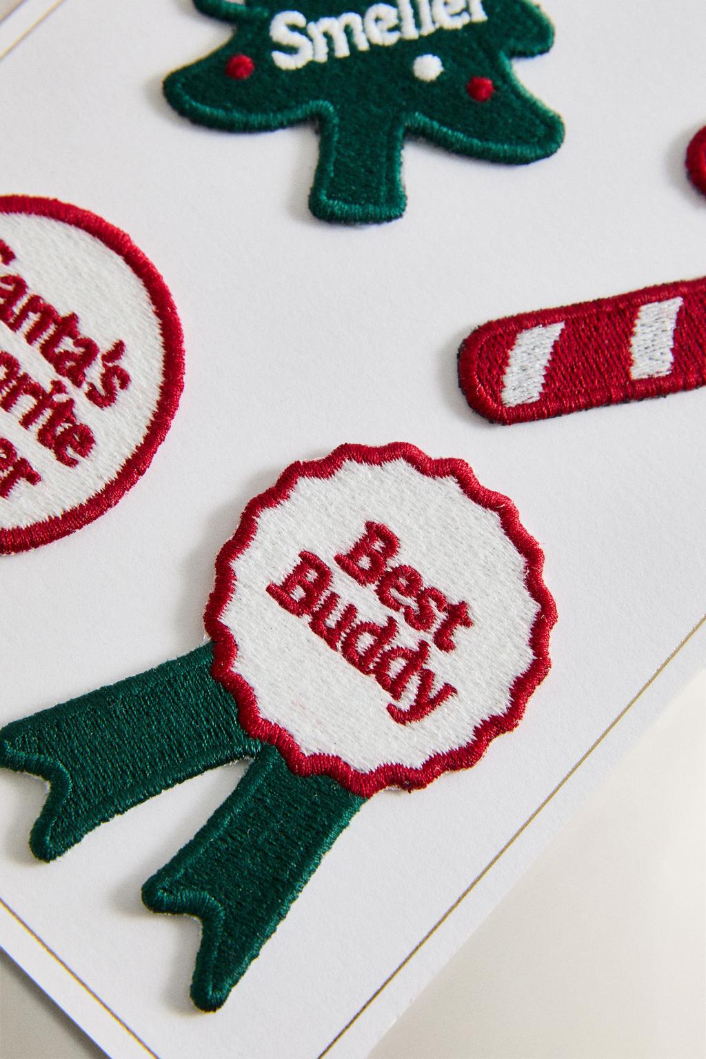 Термотерапия рождественские нашивки (набор из 4 шт.)