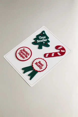 Термотерапия рождественские нашивки (набор из 4 шт.)- Заказать в России