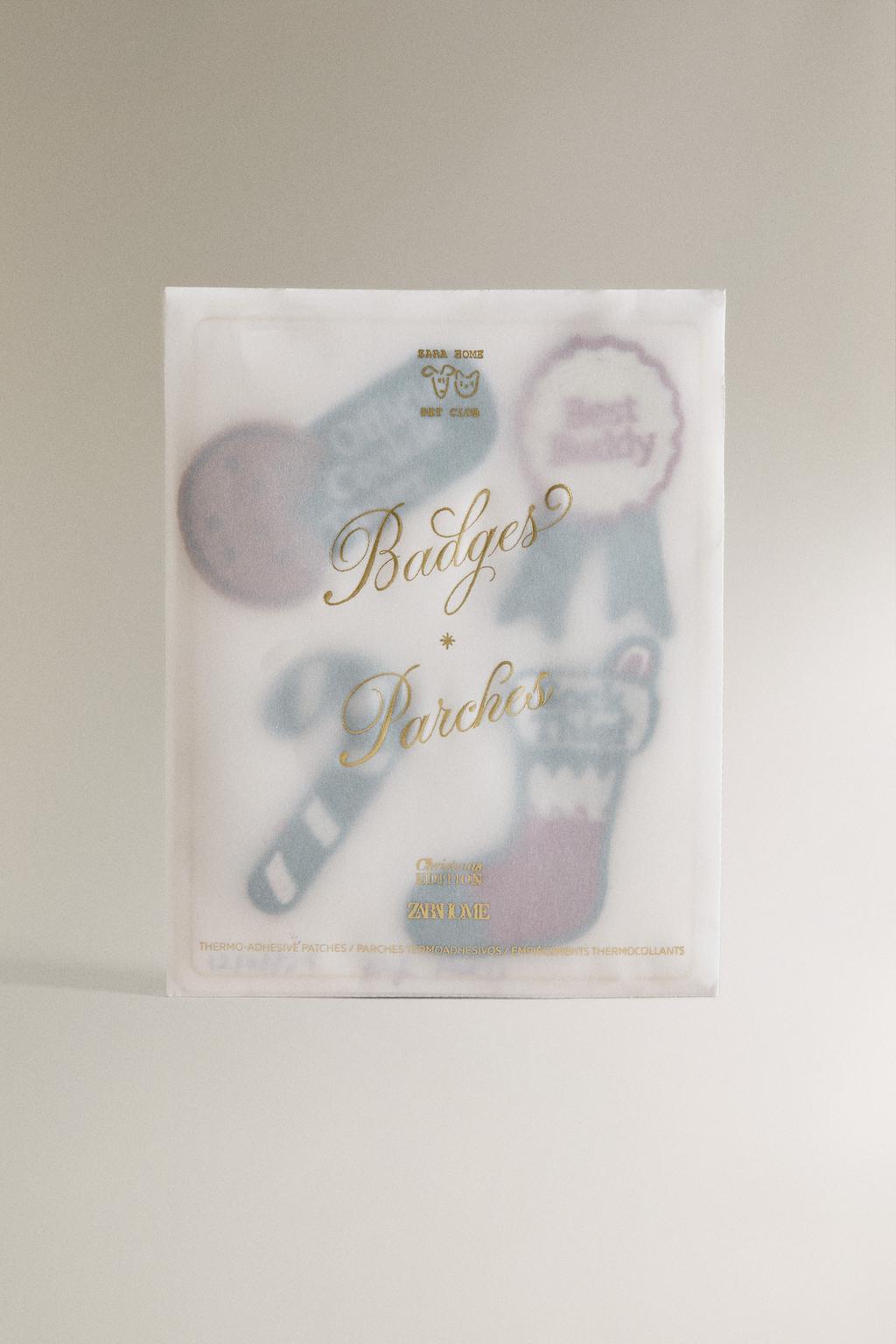 Термоклейкие патчи на рождество (набор из 4 штук)