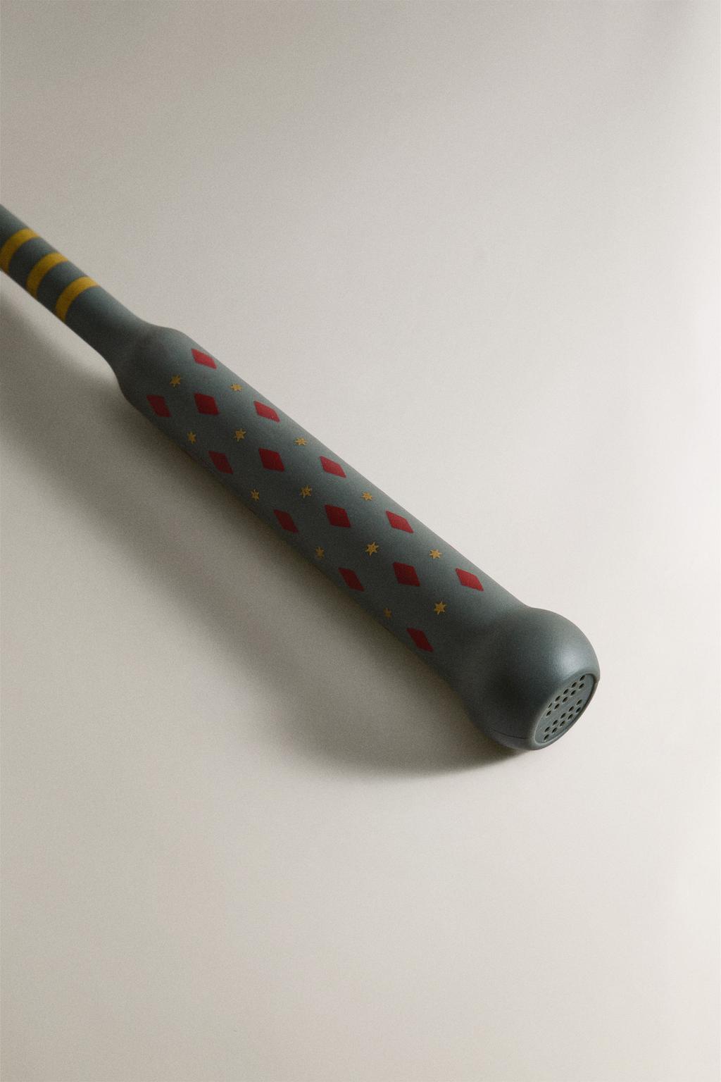 Волшебная палочка рождественское волшебство с звездой, светящейся