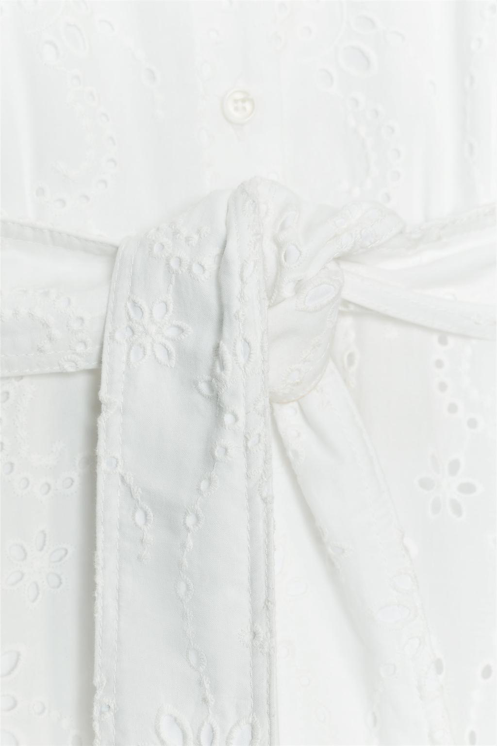 ПЛАТЬЕ-РУБАШКА С ВЫШИВКОЙ — ZW COLLECTION