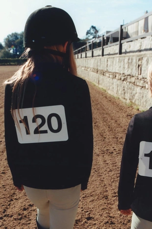 Комбинированный блейзер для верховой езды- Заказать в России