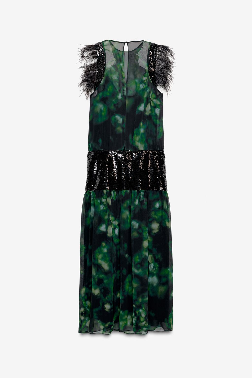 КОМБИНИРОВАННОЕ ПЛАТЬЕ С ПРИНТОМ — LIMITED EDITION