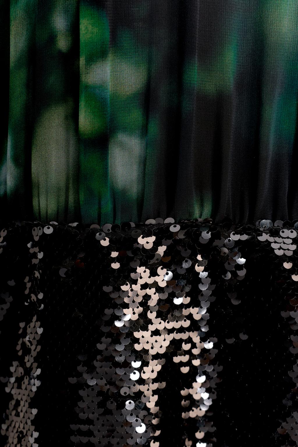 КОМБИНИРОВАННОЕ ПЛАТЬЕ С ПРИНТОМ — LIMITED EDITION