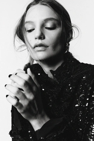 Пальто с пайетками - LIMITED EDITION- Заказать в России