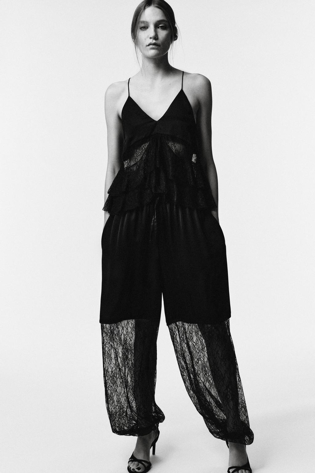 КОМБИНИРОВАННЫЙ ТОП С КРУЖЕВОМ LIMITED EDITION