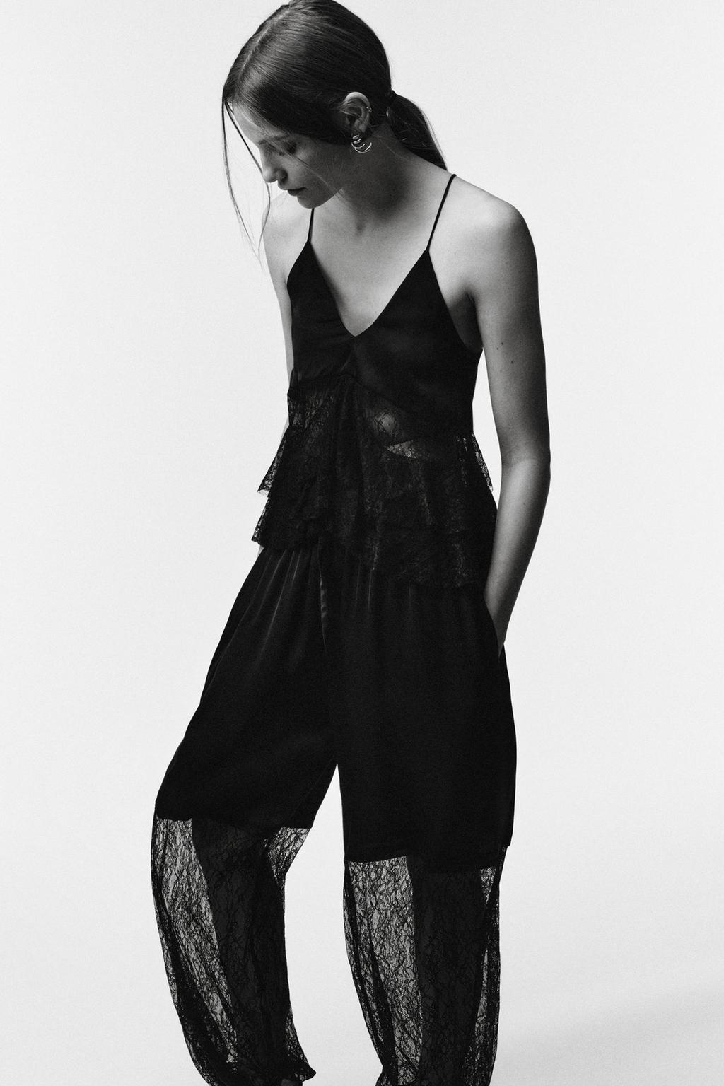 КОМБИНИРОВАННЫЙ ТОП С КРУЖЕВОМ LIMITED EDITION