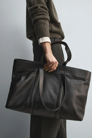 Кожаная сумка-шопер - LIMITED EDITION- Заказать в России