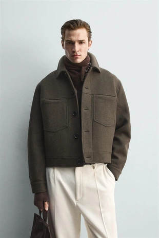 Куртка из смесовой шерсти. лимитированная серия- Заказать в России