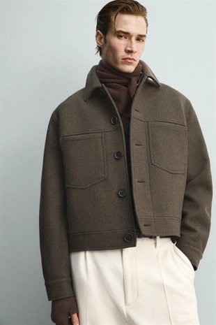 Куртка из смесовой шерсти. лимитированная серия- Заказать в России