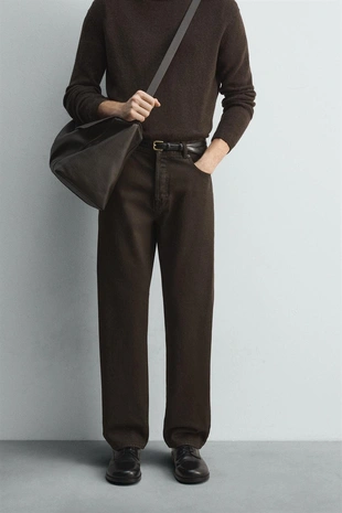 Джинсы STRAIGHT FIT с вощеным покрытием- Заказать в России