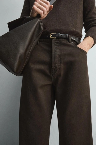 Джинсы STRAIGHT FIT с вощеным покрытием- Заказать в России