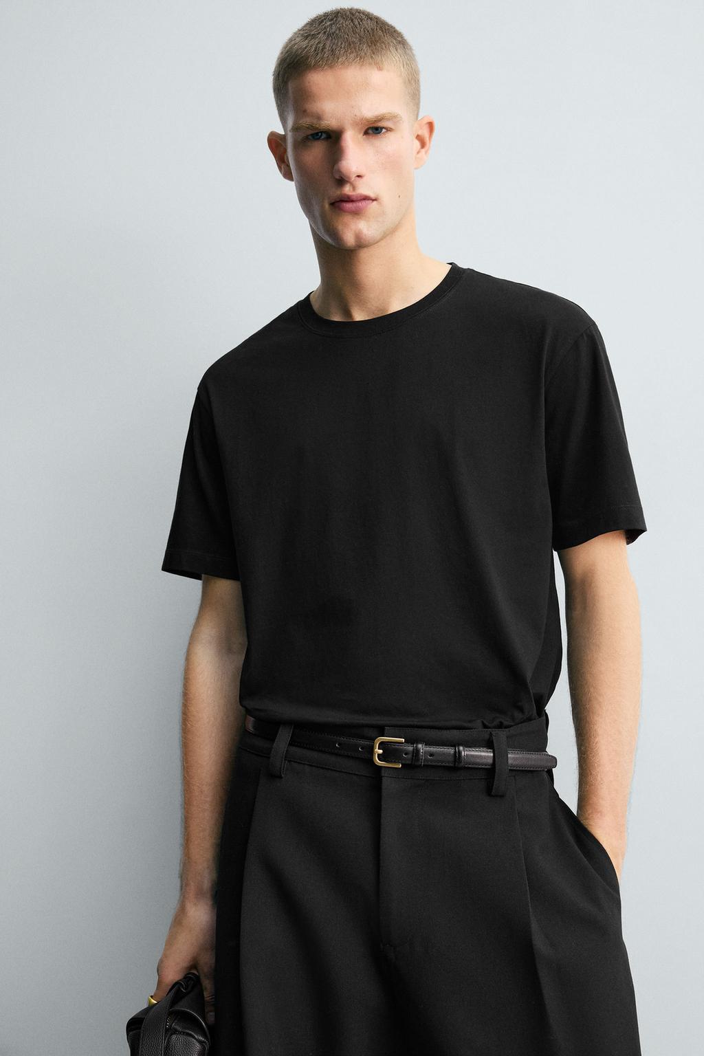 ФУТБОЛКА ИЗ МЕРСЕРИЗОВАННОГО ХЛОПКА С КОРОТКИМИ РУКАВАМИ - LIMITED EDITION