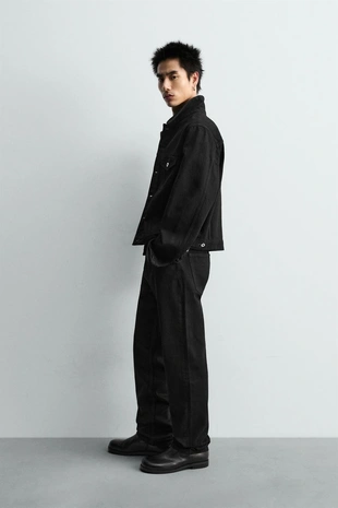 Укороченная джинсовая куртка — LIMITED EDITION- Заказать в России