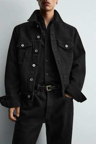 Укороченная джинсовая куртка — LIMITED EDITION- Заказать в России