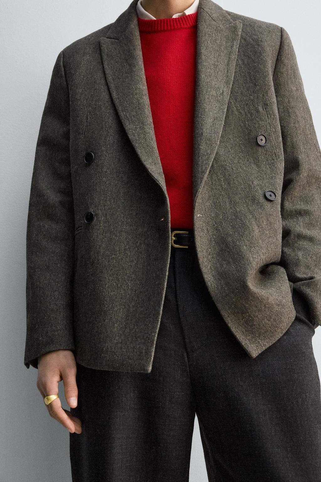 БЛЕЙЗЕР ИЗ РЕЛЬЕФНОЙ ТКАНИ - LIMITED EDITION