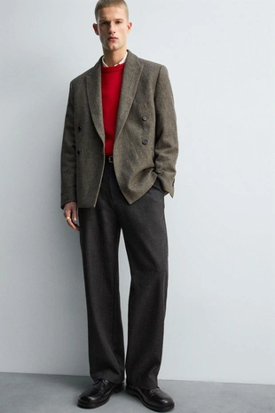 Брюки из 100% шерсти с защипами — LIMITED EDITION- Заказать в России