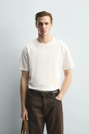 Футболка из мерсеризованного хлопка с короткими рукавами - LIMITED EDITION