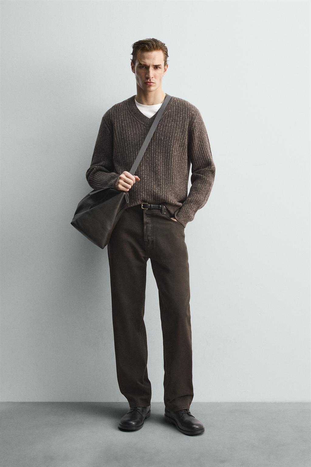 ДЖЕМПЕР В РУБЧИК С V-ОБРАЗНЫМ ВЫРЕЗОМ — LIMITED EDITION