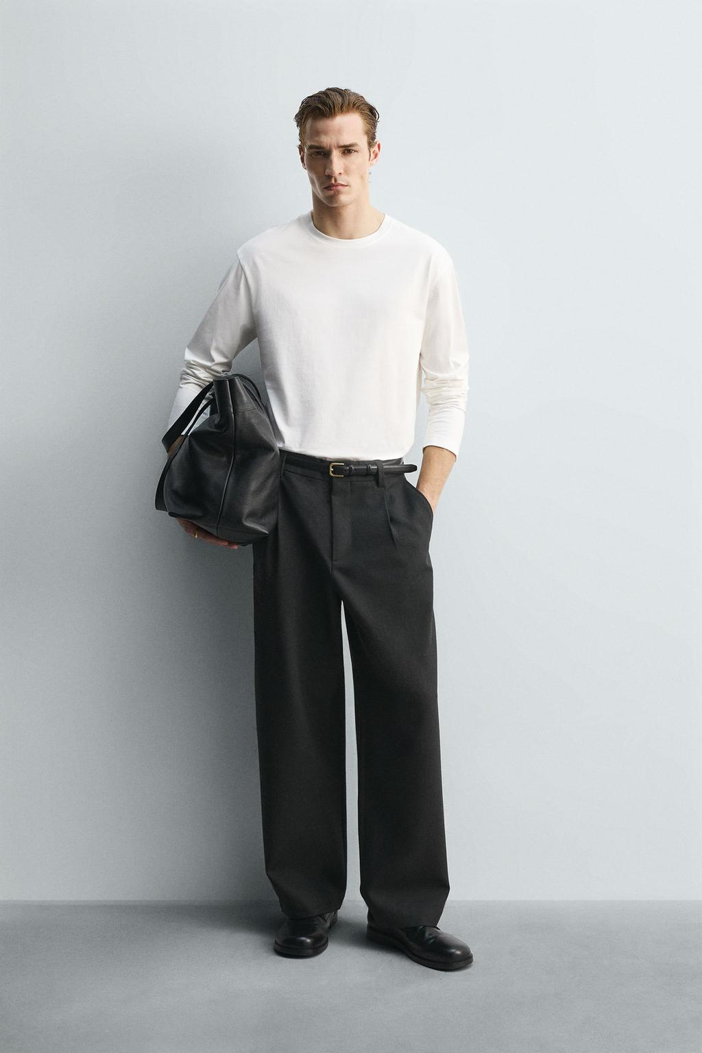 МЕРСЕРИЗОВАННАЯ ФУТБОЛКА С ДЛИННЫМИ РУКАВАМИ — LIMITED EDITION