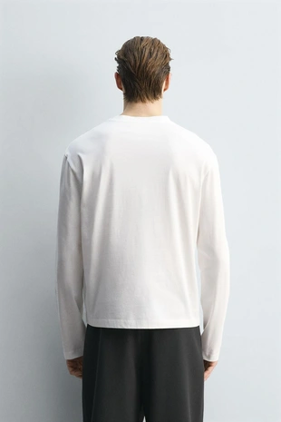 Мерсеризованная футболка с длинными рукавами — LIMITED EDITION