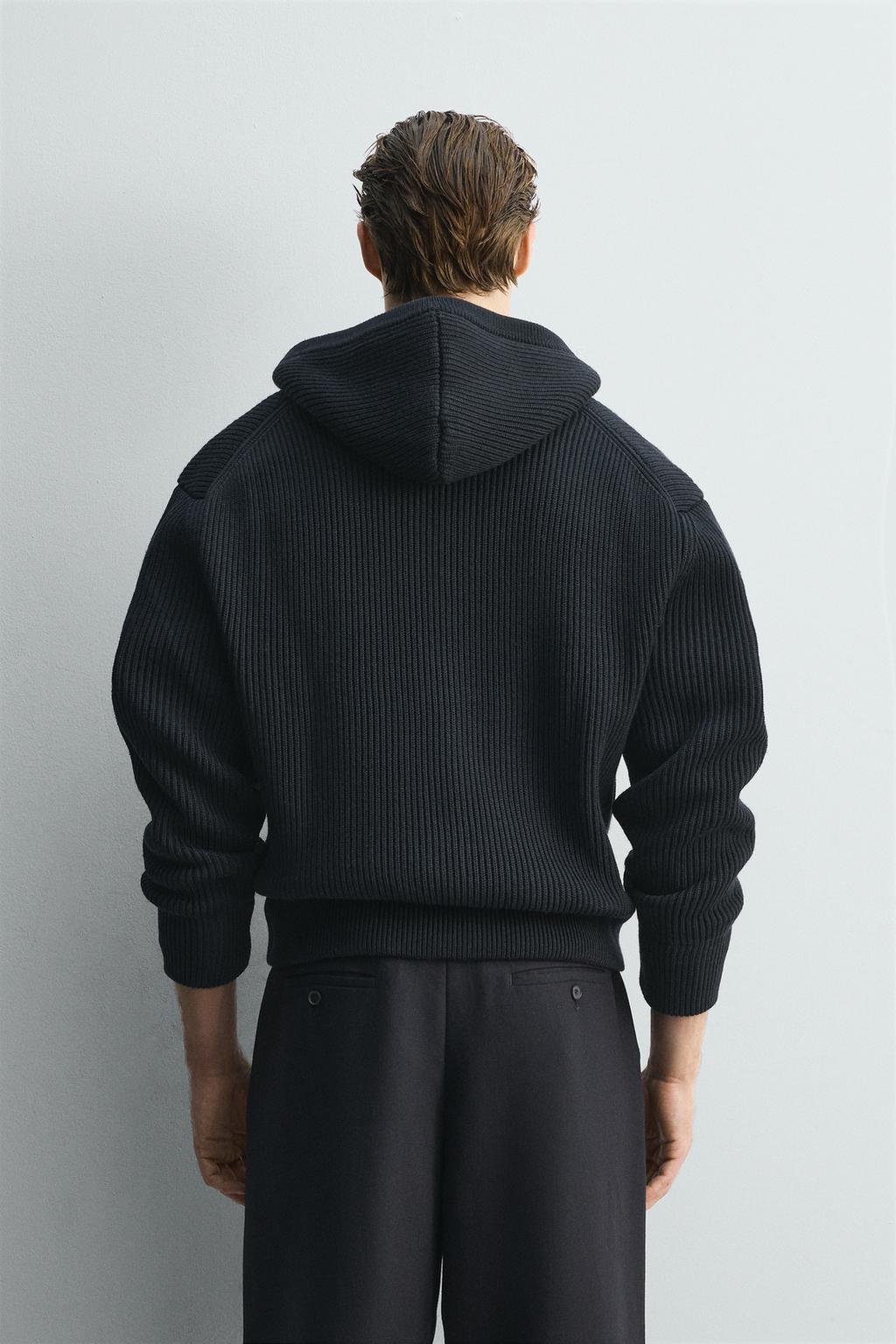 УКОРОЧЕННЫЙ КАРДИГАН С КАПЮШОНОМ — LIMITED EDITION