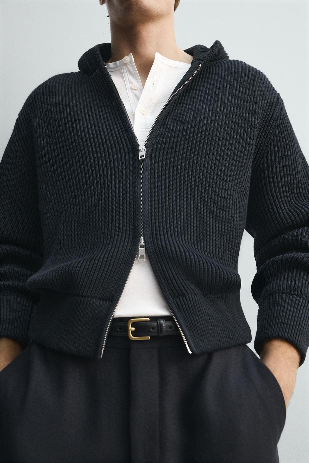 УКОРОЧЕННЫЙ КАРДИГАН С КАПЮШОНОМ — LIMITED EDITION