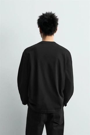 Мерсеризованная футболка с длинными рукавами — LIMITED EDITION