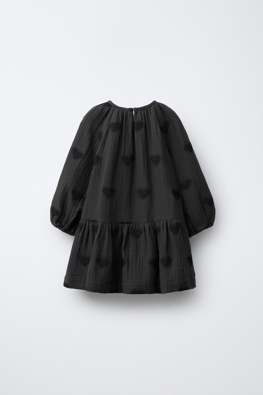 ПЛАТЬЕ С ВЫШИВКОЙ «СЕРДЕЧКИ»