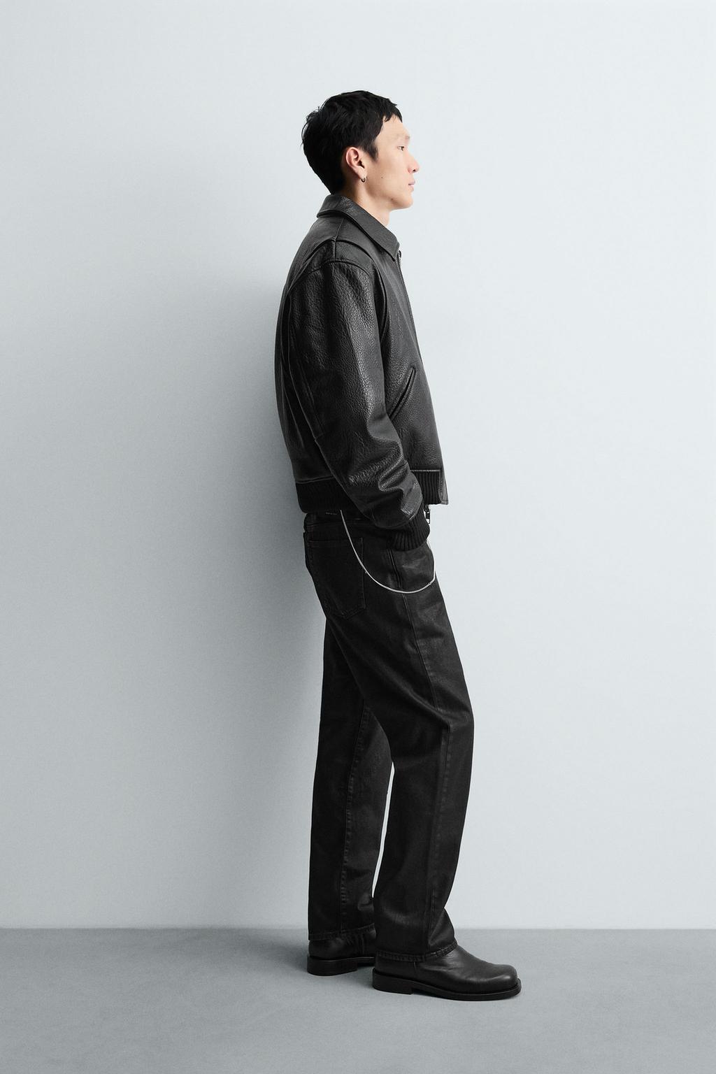 СТЕГАНАЯ КУРТКА ИЗ ИСКУССТВЕННОЙ КОЖИ