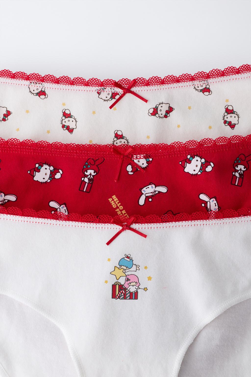 6-14 ЛЕТ/НАБОР ИЗ ТРЕХ ТРУСОВ HELLO KITTY © SANRIO