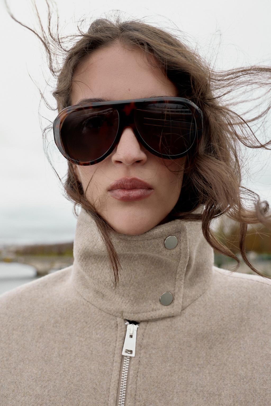 БОМБЕР ИЗ ШЕРСТИ С ВЫСОКИМ ВОРОТНИКОМ