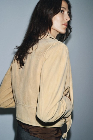 Butter | 1966/251/725 - Zara Куртка из замши ZW COLLECTION LIMITED EDITION