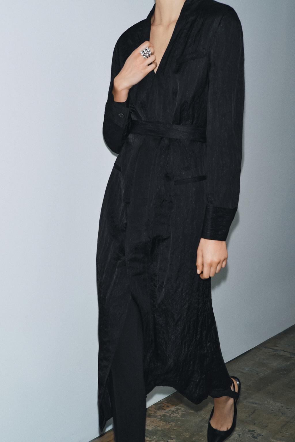 МЯТОЕ АТЛАСНОЕ ПЛАТЬЕ — ZW COLLECTION LIMITED EDITION