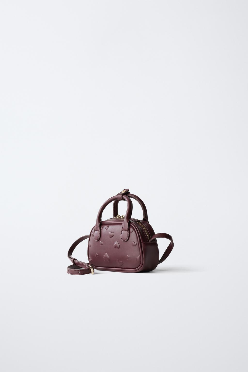 МИНИ-СУМКА-БОУЛИНГ С СЕРДЕЧКАМИ