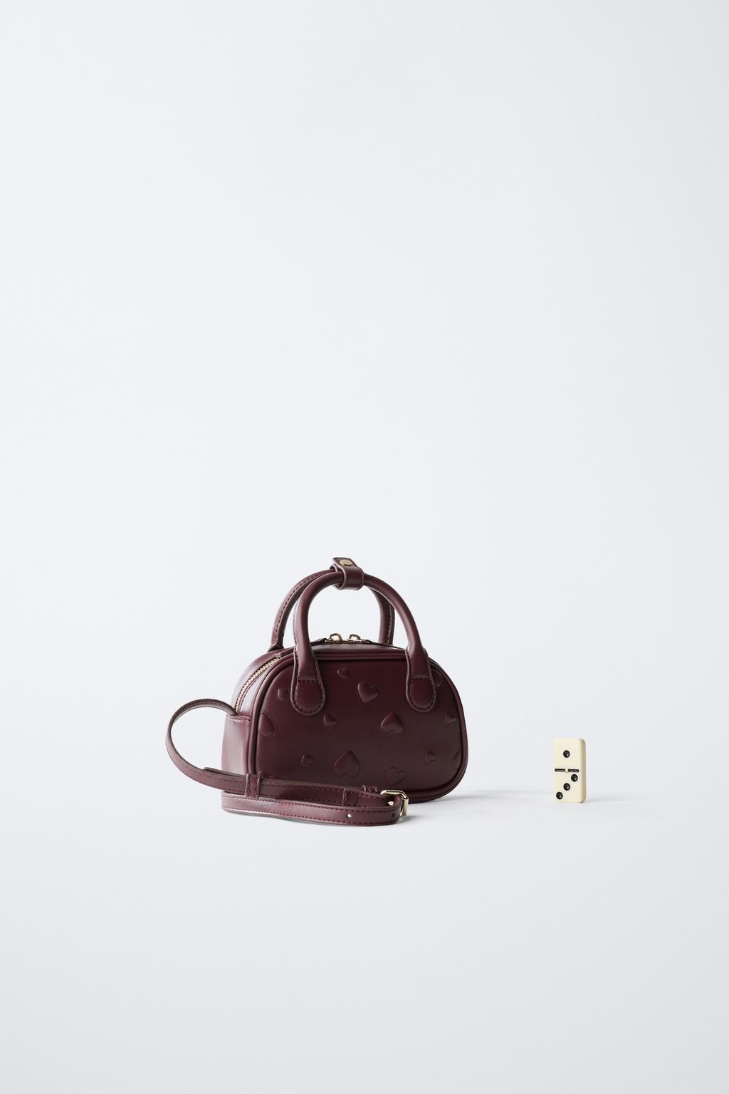 МИНИ-СУМКА-БОУЛИНГ С СЕРДЕЧКАМИ