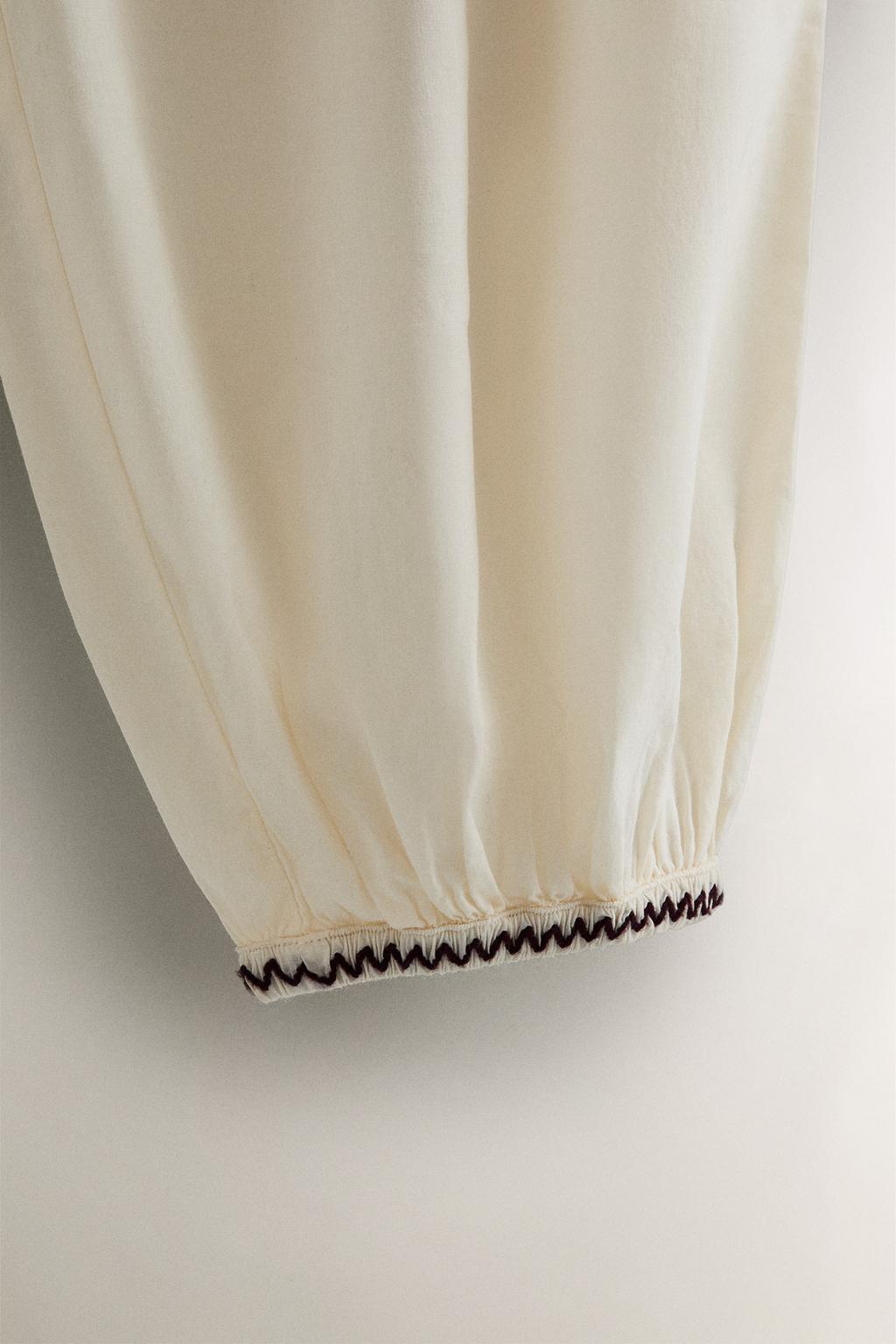 Пижамные брюки сборками на рождество