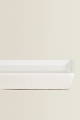 Белая глиняная подноска- Заказать в России