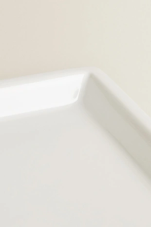 Белая глиняная подноска- Заказать в России