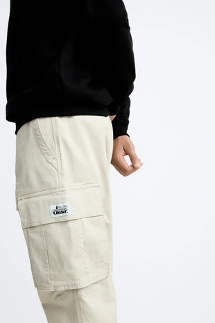 Брюки-карго свободного кроя- Заказать в России