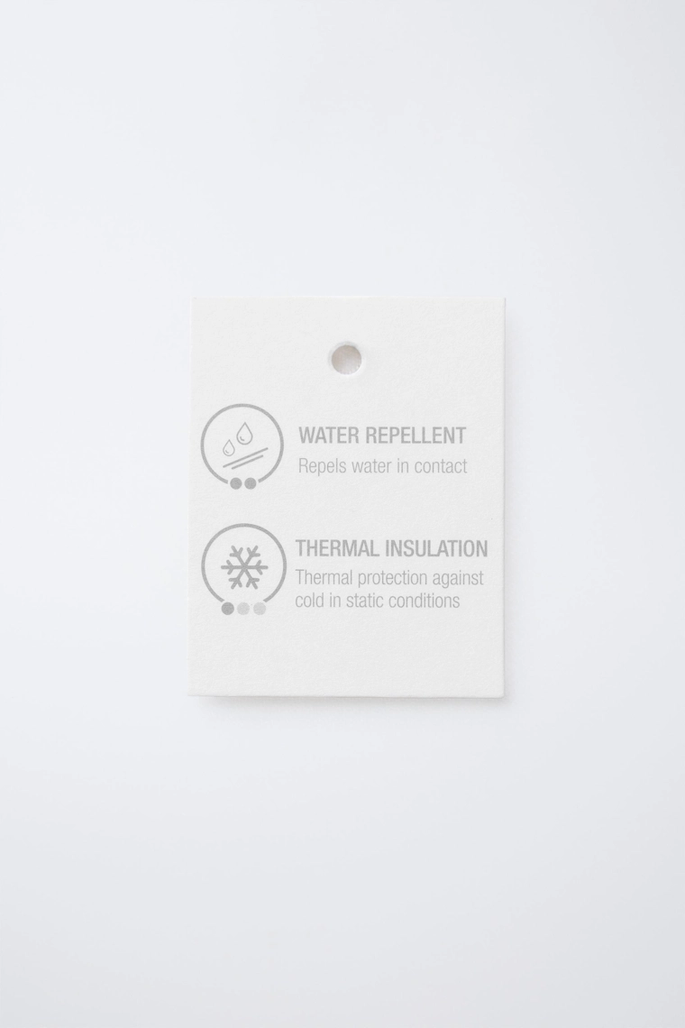 Длинный пуховик с водоотталкивающей отделкой