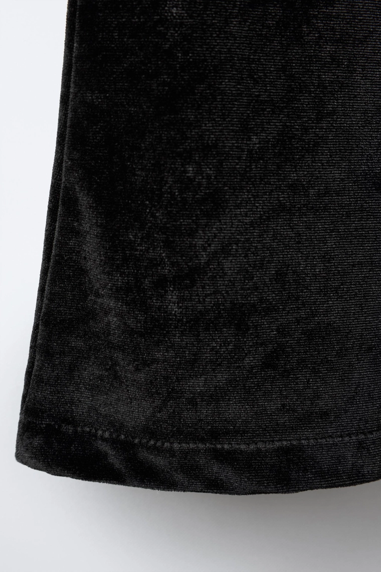 Брюки из вельвета с расклешенными штанинами