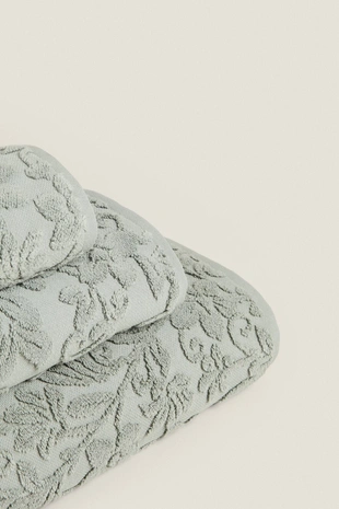 Жаккардовое хлопчатобумажное полотенце - Заказать в России