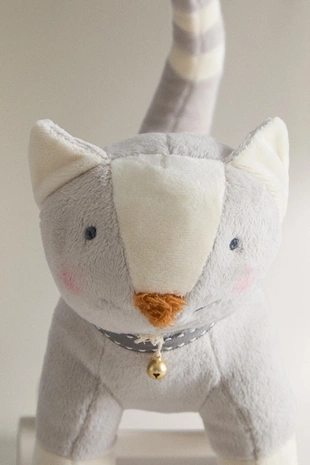 Детская мягкая игрушка кот с колесами- Заказать в России